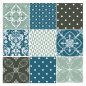 Preview: PATCHWORK KARMA - FLIESENAUFKLEBER SET