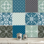 Preview: PATCHWORK KARMA - FLIESENAUFKLEBER SET
