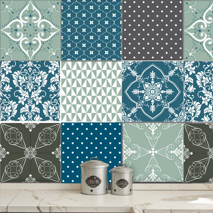 PATCHWORK KARMA - FLIESENAUFKLEBER SET